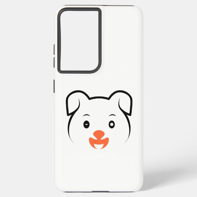 Cute Puppy Wink Samsung Galaxy Case (Back)