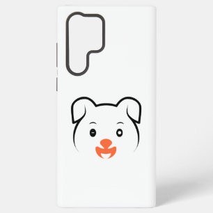 Cute Puppy Wink Samsung Galaxy S22 Ultra Case