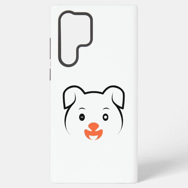 Cute Puppy Wink Samsung Galaxy Case (Back)