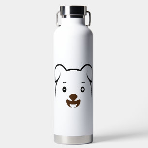 Cute Puppy Wink Water Bottle
