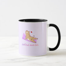 Cute Puppy Workout Mug – Lazy Fitness Humor
