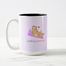 Cute Puppy Workout Mug – Lazy Fitness Humor