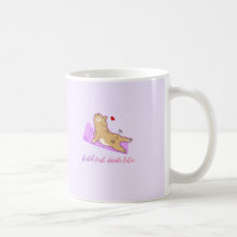 Cute Puppy Workout Mug – Lazy Fitness Humor