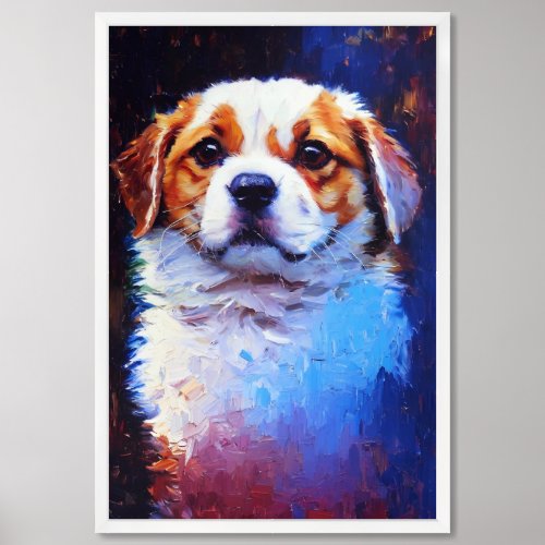 Cute Pups Collection Framed Art