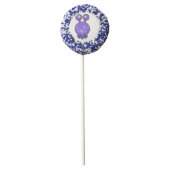 Cute Purple Alien Chocolate Covered Oreo Pop (Front)