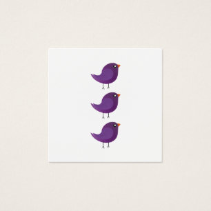 cute purple bird
