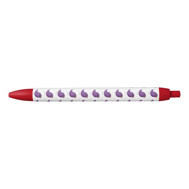 cute purple bird pen (Front)
