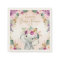 Cute Purple Blush Tropical Elephant Baby Shower