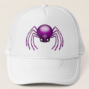 Cute Purple Cartoony Spider Hat