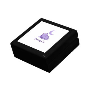 Cute Purple Cat Moon Gift Box