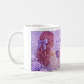 Cute Purple Coffee Mug | Girly Magical Gift