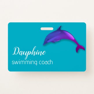 Cute  purple  dolphin  -  add name