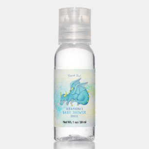 Cute Purple Dragon Baby Shower Hand Sanitizer Gift
