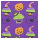Cute Purple Halloween Fabric
