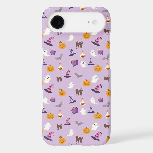 Cute purple halloween Seamless Pattern - Spooky iPhone 17 Air Case
