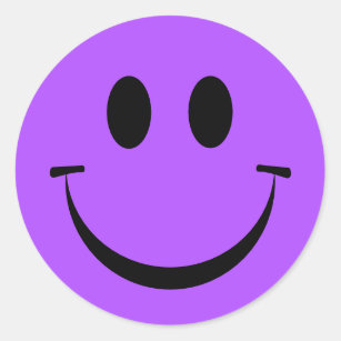 cute purple smiley faces