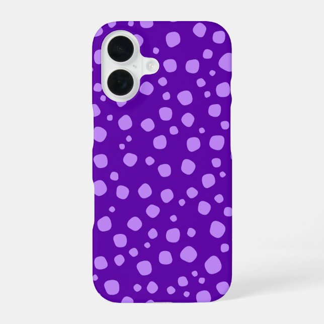 Cute Purple iPhone Case (Back)