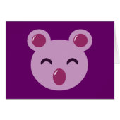 Cute Purple Koala Bear (Front Horizontal)