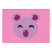 Cute Purple Koala Bear (Front Horizontal)