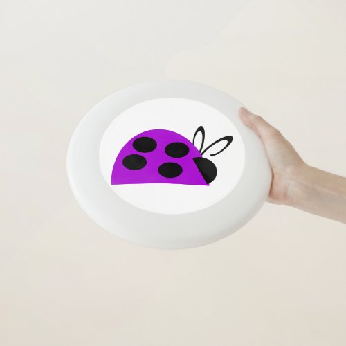 Cute Purple Ladybug Wham_O Frisbee