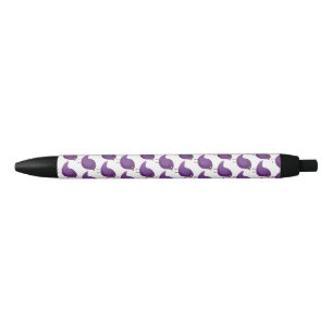 Cute Purple Little Bird Illustration Pen