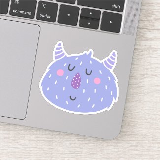 Cute Purple Monster Contour
