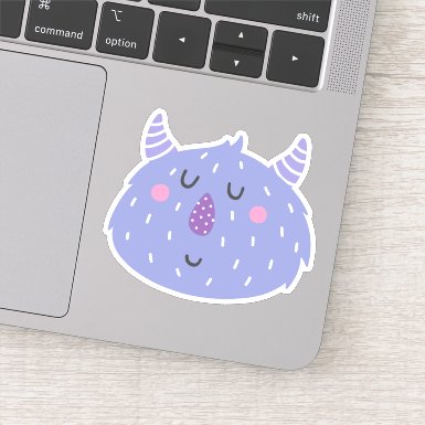 Cute Purple Monster Contour