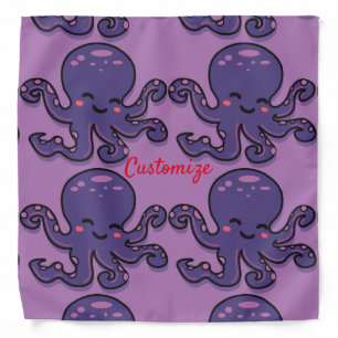 Cute Purple Octopus Thunder_Cove Bandana