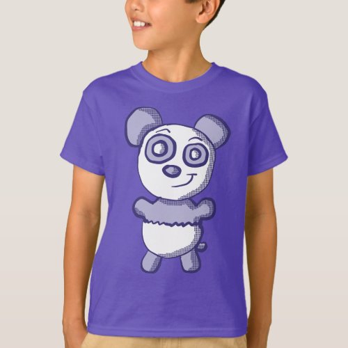 Cute Purple Panda Shirt
