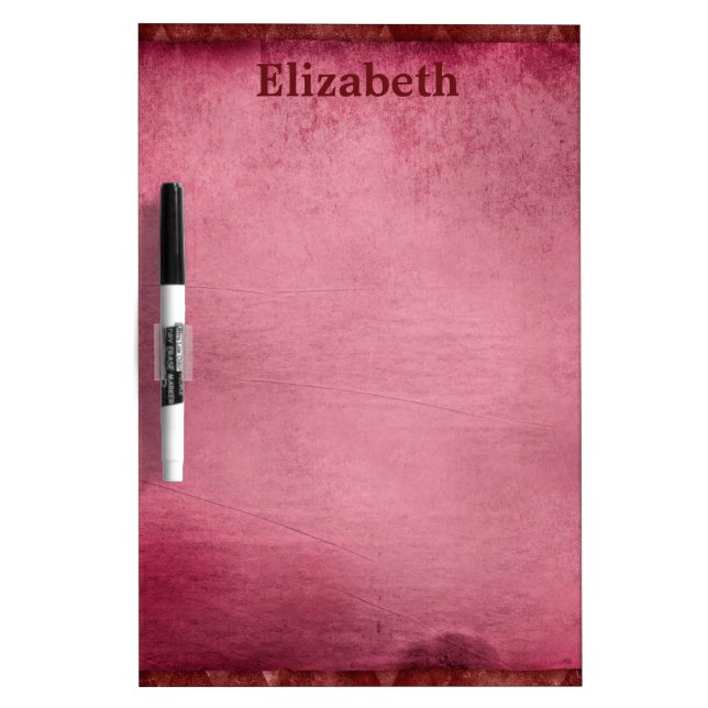 Cute Purple Parchment Dry Erase Board (Front)