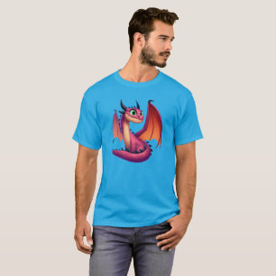 Cute purple/red cartoon dragon T-Shirt
