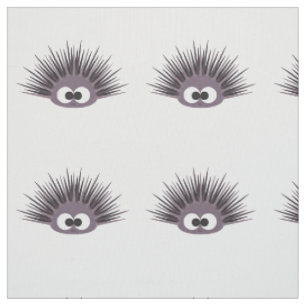 Cute Purple Sea Urchin Fabric