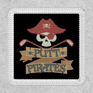 Cute Putt Pirates Golf Lover Hobby Patch