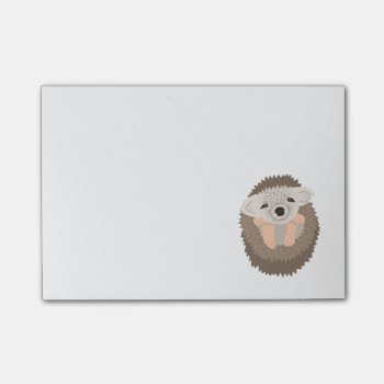 Cute Pygmy Hedgehog Post-it Notes by mail_me at Zazzle