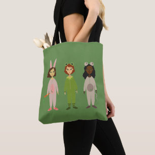 Cute Pyjama party friends forever Tote Bag