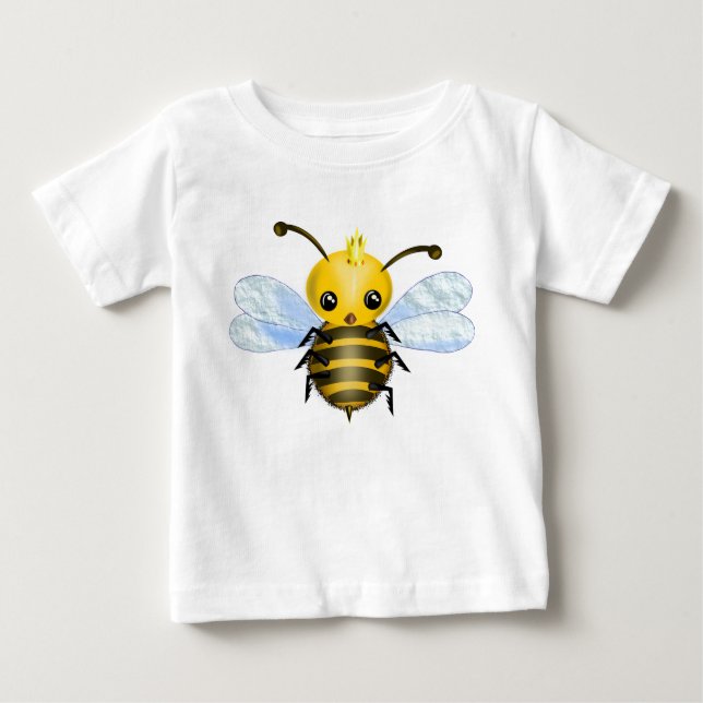 Cute Queen Bee Baby T-Shirt (Front)