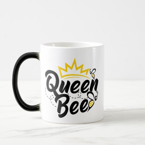 cute queen bee crown honey beekeeping hive mors da magic mug