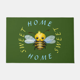 Cute Queen Bee Doormat - Customizable