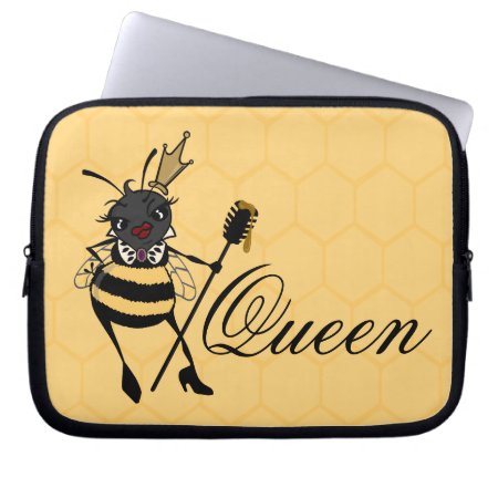 Cute Queen Bee Laptop Sleeve