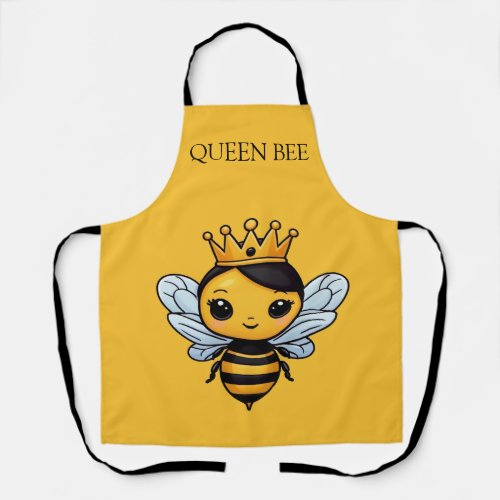 Cute Queen Bee Personalize Apron