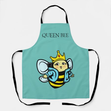 Cute Queen Bee Personalize Apron