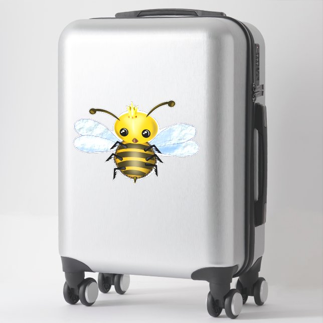 Cute Queen Bee Sticker (Suitcase)