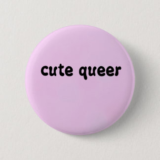cute queer button