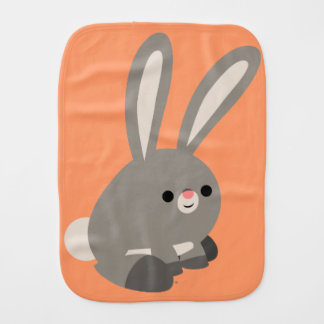 Cute Quiet Cartoon Rabbit Burp Cloth