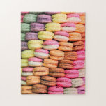 Cute Quirky Colorful Macaroons Jigsaw Puzzle