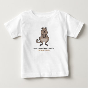 Cute QUOKKA - Australia- Endangered animal graphic Baby T-Shirt