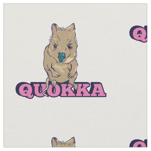 Cute Quokka Fabric