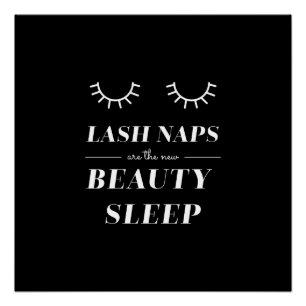 Cute Quote Funny Lash Nap Posters
