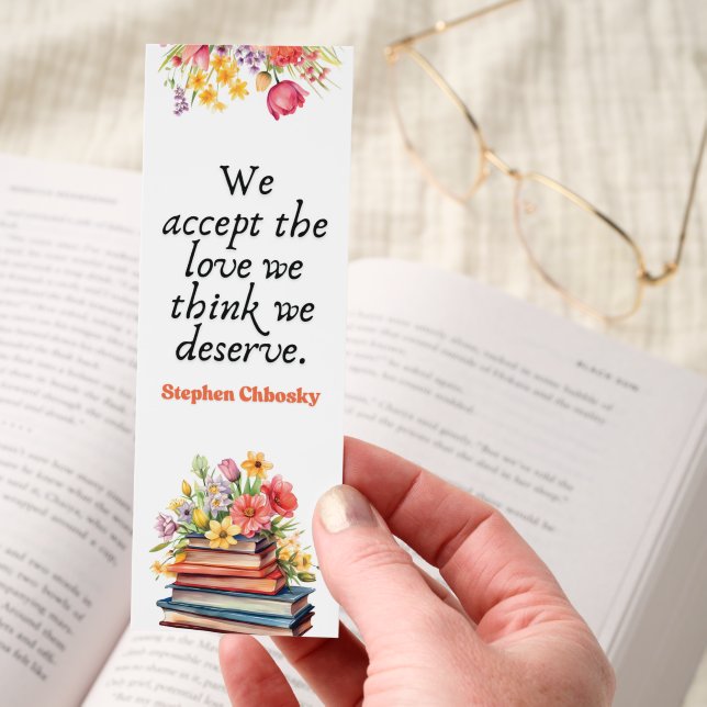 Cute Quote On Life Bookmarks (Hand)