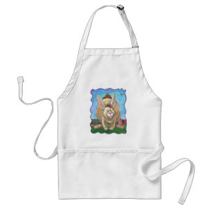 Cute Rabbit Animal Parade Adult Apron